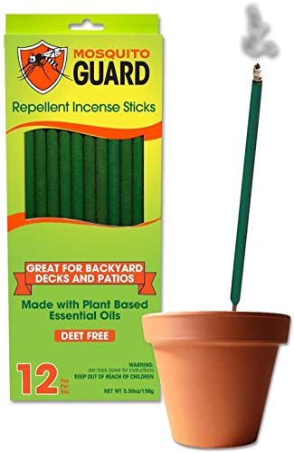 Mosquito Guard 12 Mosquito Repellent Sticks, 2.5 Hrs Protection 1ft Citronella Incense Sticks Outdoor, Plant-Based Mosquito Repellent Incense Sticks, Mosquito Repellent Outdoor Patio, Bug Repellent - Image 5