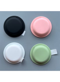 Applicable To For Apple Airtags Protective Case Airtgas Silicone Four-in-one Positioning Tracker Protective Soft Case-Color:Black + White + Grass Green + Brown-Applicable Model:For Apple Airtags