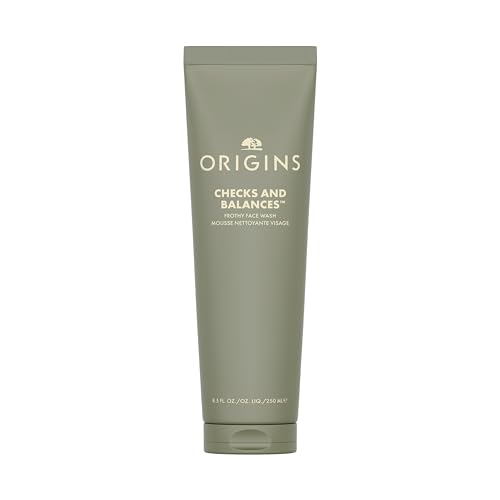 Origins Checks and Balances Frothy Face Wash  Gentle Face Cleanser for All Skin Types  With Mint 85 Fl Oz