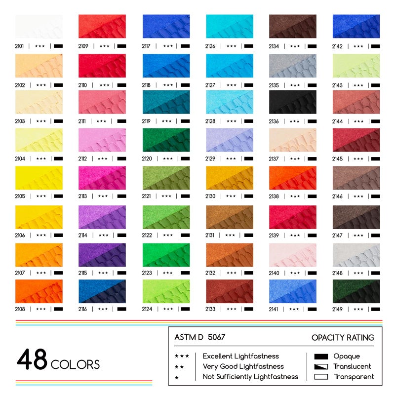MEEDEN Soft Oil Pastels Set: 48 Colors with Extra 4 White Oil Pastels for Artists Beginners Adults Teachers - Vibrant Oil Pastel Crayons for Art Painting & Drawing, Blending, Layering, Shading - Image 2