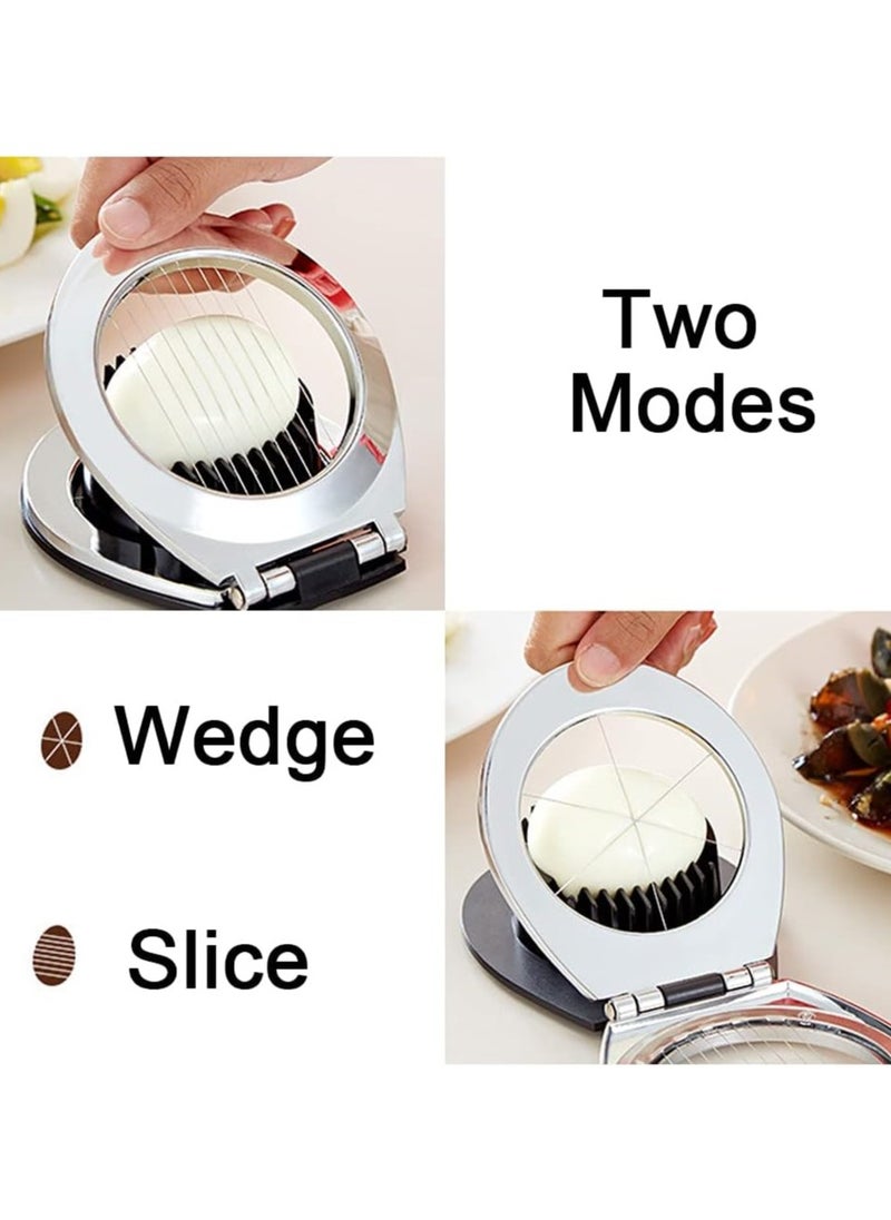 Zhaolida - High Quality Two Modes Wedge and Slice Easy to Use Egg Cutter - Image 1
