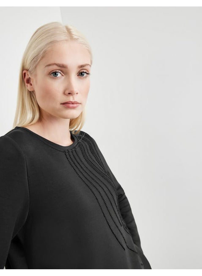 GERRY WEBER Soft sweatshirt with glitter embroidery  - Image 5