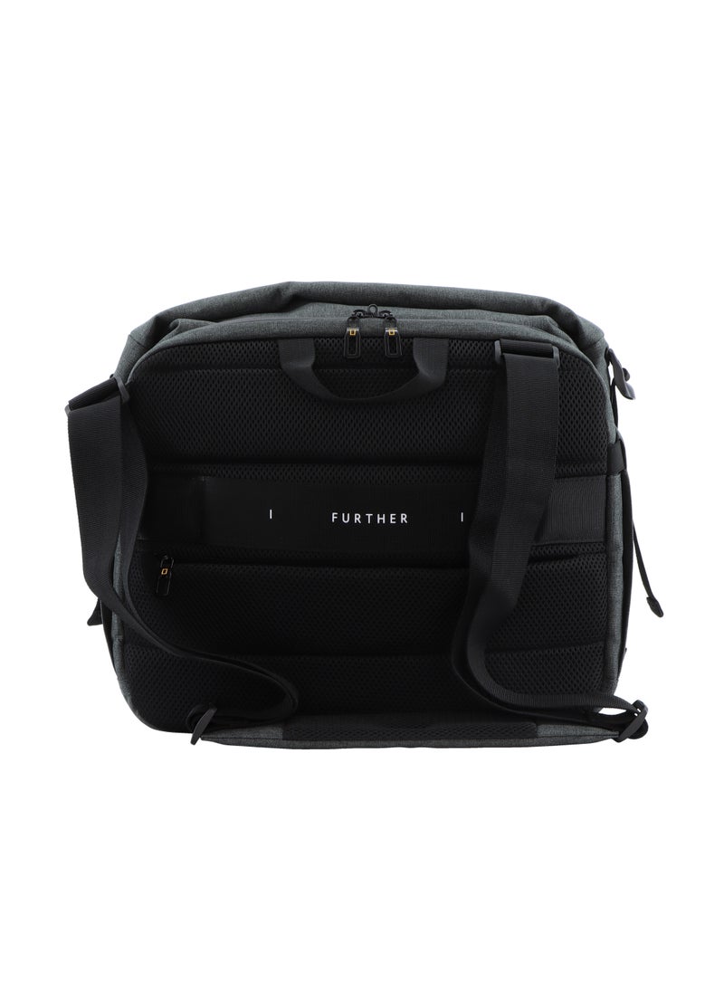 NATIONAL GEOGRAPHIC National Geographic Shadow RPET Messenger Bag Anthracite, Durable Water Resistant Laptop/Tablet Padded Compartment Casual Bag RFID Pocket, Adjustable Strap Suitable For Business Office Travel School  - Image 4