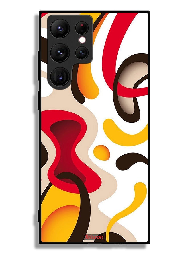 Tolwak Samsung Galaxy S22 Ultra 5G Protective Case Cover Pattern - Image 3