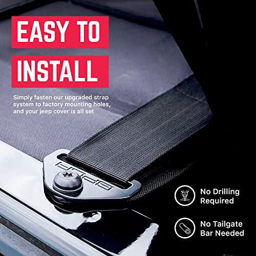 GPCA - Freedom Pack, with Reversible Cargo Cover PRO and Car Organizer, Tonneau Cover and Car Trunk Organizer, for Wrangler JK, JKU, 4DR Sport, Sahara, Rubicon and Freedom Unlimited 2007-2018 - Image 3