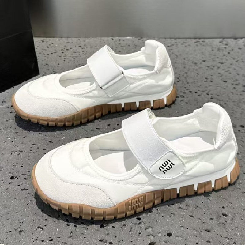 2025 Spring Canvas Shoes With Biscuits Comfortable All-Match Forrest Gump Shoes With Thick Sole And Velcro Casual Sneaker - Image 5