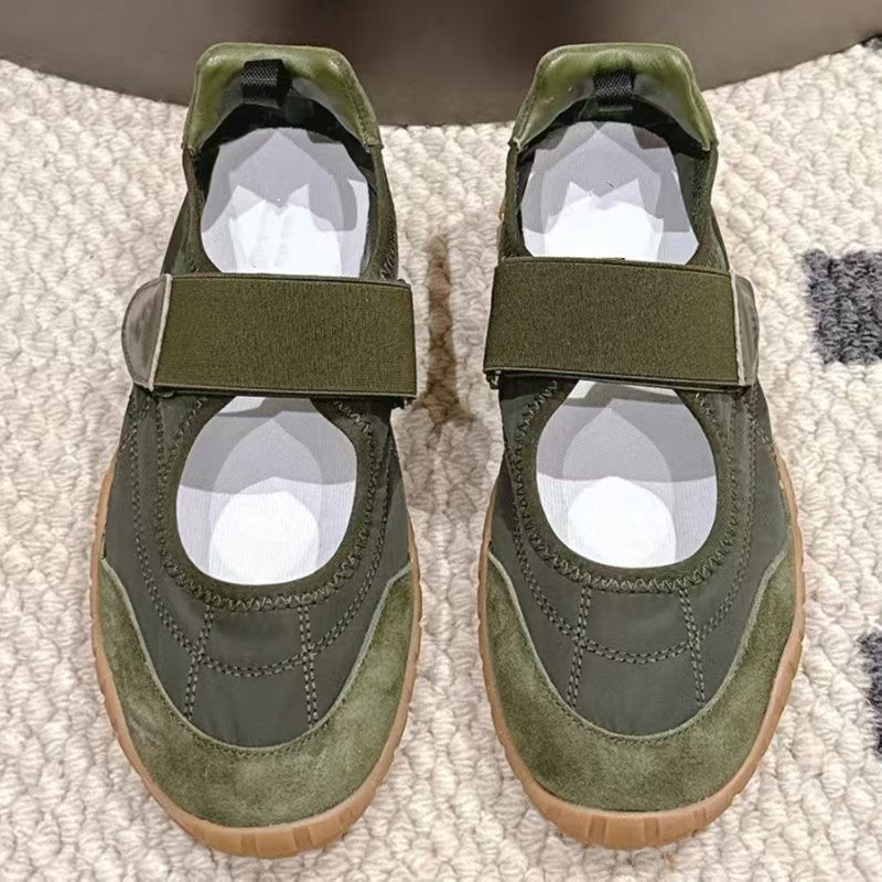 2025 Spring Canvas Shoes With Biscuits Comfortable All-Match Forrest Gump Shoes With Thick Sole And Velcro Casual Sneaker - Image 3