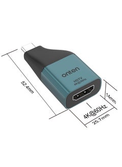 أونتن محول فيديو USB-C إلى HDMI HD  - Image 4