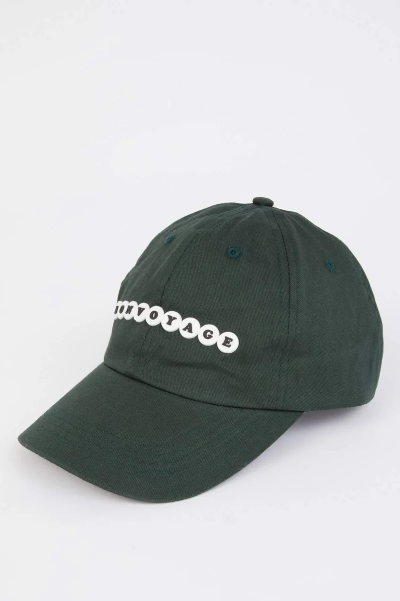 ديفاكتو Woman Label Printed Woven Baseball Basketball Cap
