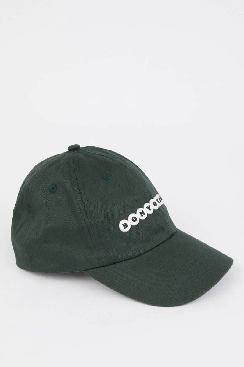 ديفاكتو Woman Label Printed Woven Baseball Basketball Cap