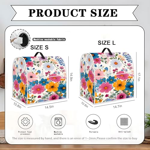 BVBOX Mixer Dust Cover for 68 Qt Stand Mixer Cloth Cover with 2 Storage Pockets for Stand Mixer Protective Covers Large for 68 Quart Mixer - Image 3