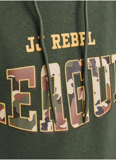 JJ Rebel League Camouflage Graphic Print Hoodie  - Image 3