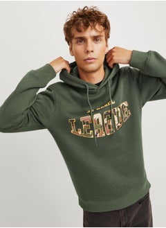 JJ Rebel League Camouflage Graphic Print Hoodie  - Image 2
