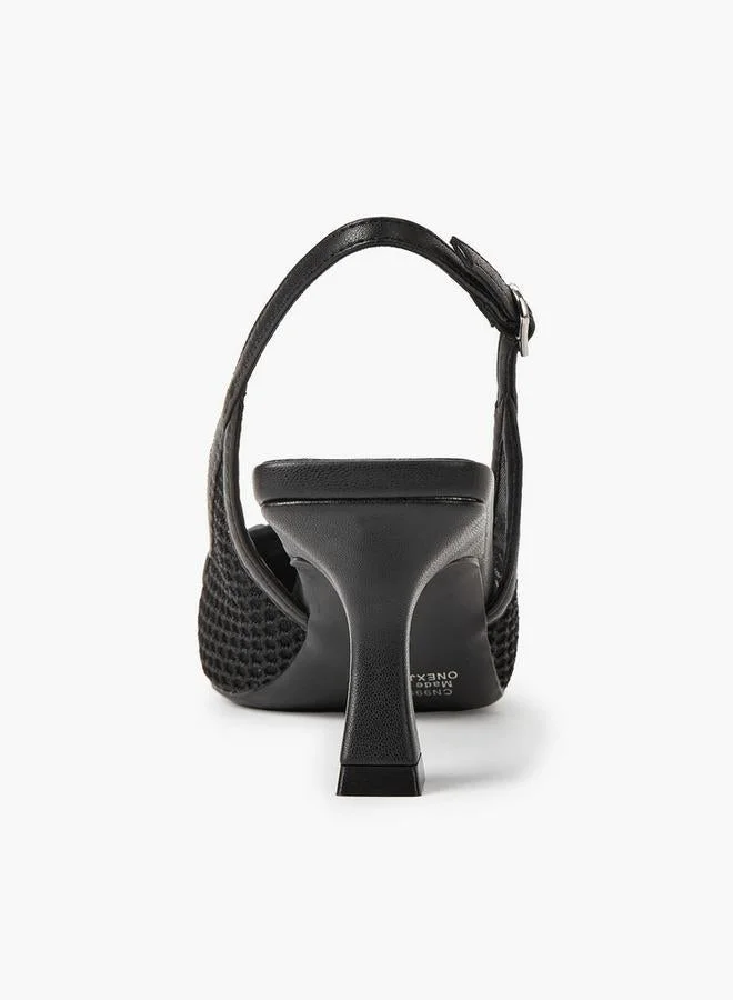 سيليست Women Kitten Heel Backstrap Shoes