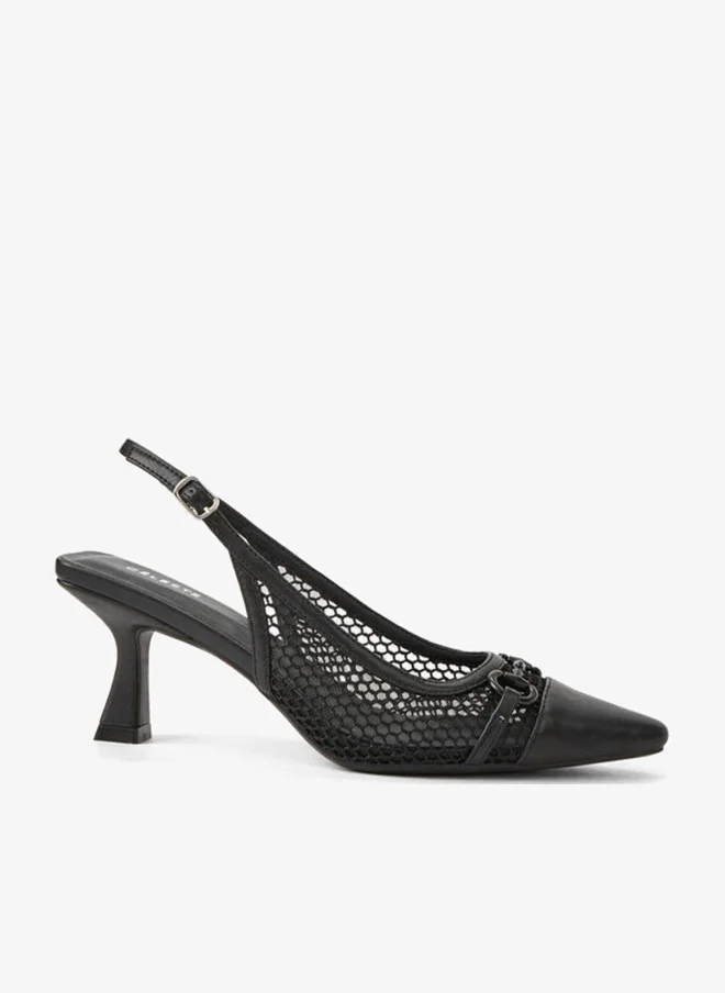 سيليست Women Kitten Heel Backstrap Shoes