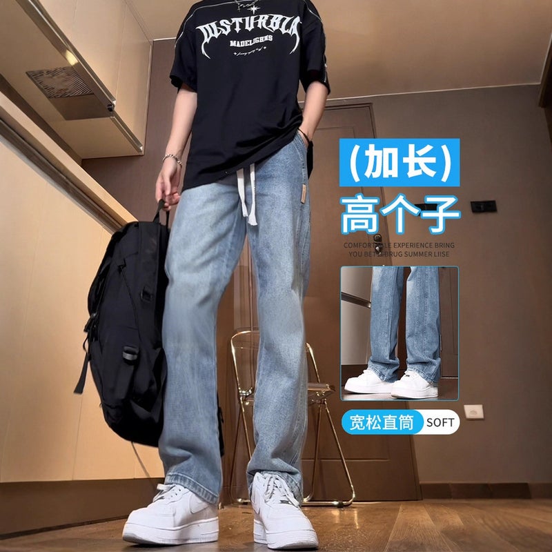 Unisex Classic Denim Jeans Loose Fit Daily Outdoor Wear - Image 5