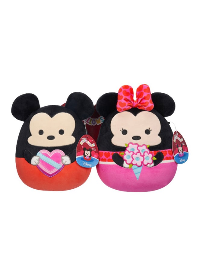 Squishmallows - 8 inch Disney Pair Mickey and Minnie , Officially Licensed Kellytoy Plush Toy, Colorful Soft Toy, Gift for Kids, Girls & Boys Washable Squishy Stuff Toy Multicolor All Age - Image 1
