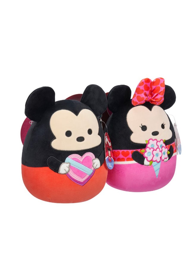 Squishmallows - 8 inch Disney Pair Mickey and Minnie , Officially Licensed Kellytoy Plush Toy, Colorful Soft Toy, Gift for Kids, Girls & Boys Washable Squishy Stuff Toy Multicolor All Age - Image 1