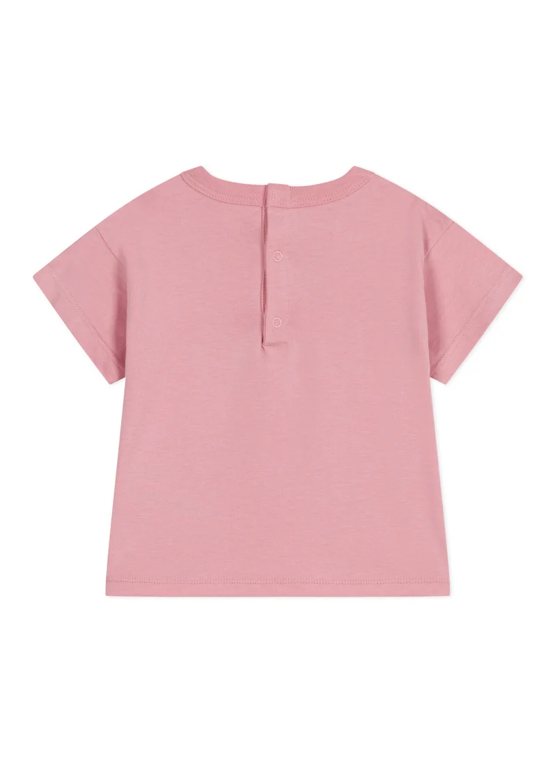 بيتي باتو Babies' short-sleeved plain cotton T-shirt