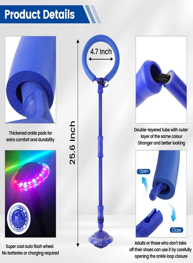 Astrell Skip Ball for Kids with Flashing Lights - Indoor Outdoor Game Fitness Toys for Kids, Cool Christmas Birthday Gifts Toys for Girls Boys Age 6 7 8 9 10+ Year Old - Image 4