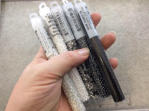 Miyuki Seed Beads 8/0 Silver-lined Ruby Red 22gram Tube of Beads - Image 4