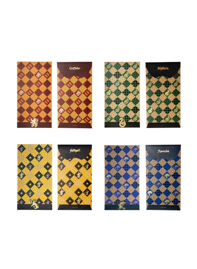 Harry Potter Four Houses Red Envelopes Chinese New Year Lunar New Year Red Packets Year Of The Horse Lucky Money Envelopes 8-pack Vintage Style - Image 3