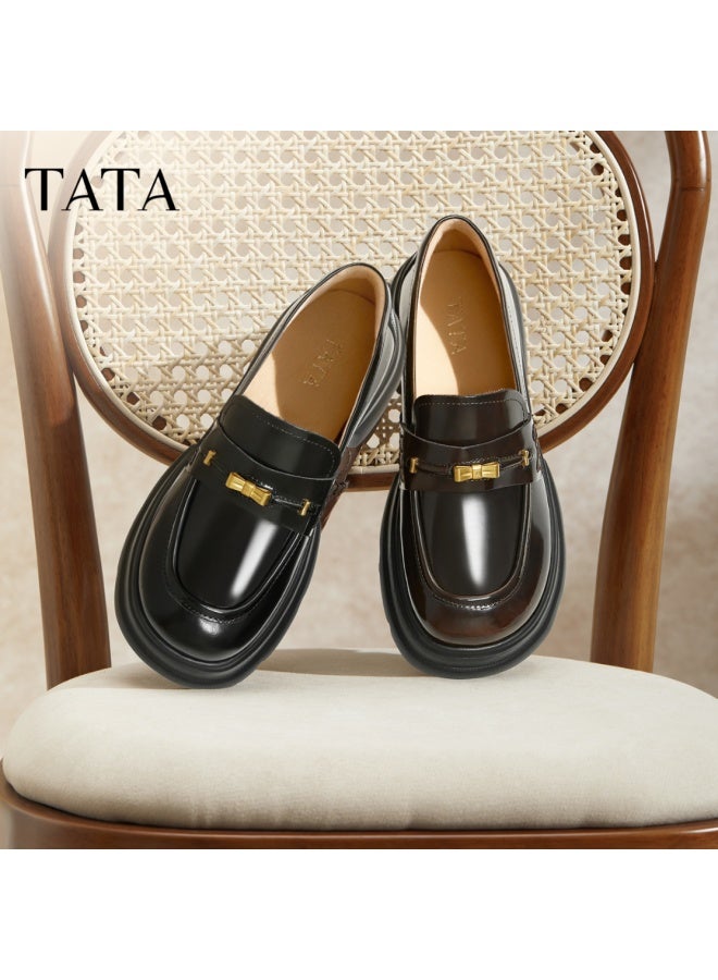 Tata Detective Home Women's Shoes Black Loafers Versatile Moccasins 7ola6aa6 Black Size 37 - Image 1