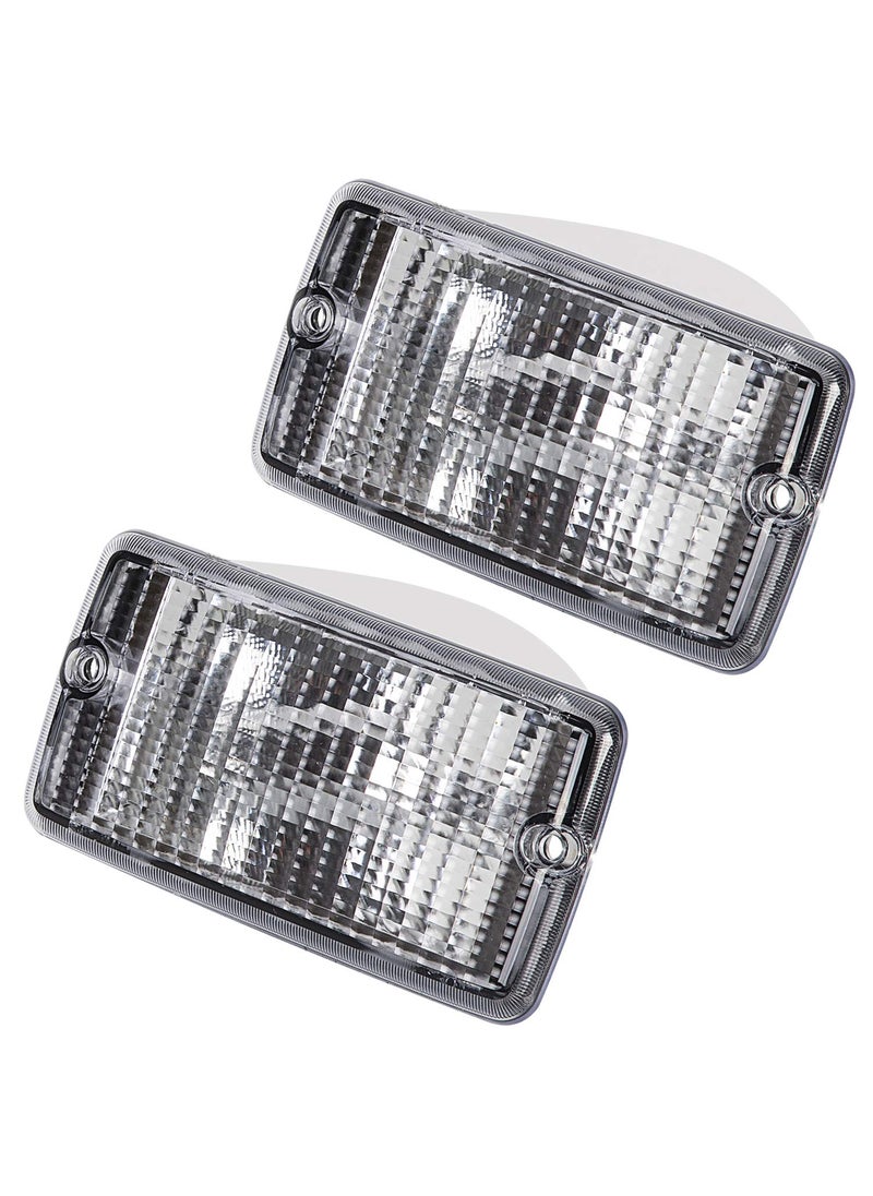 ECOTRIC ECOTRIC Clear Bumper Signal + Fender Side Marker Lights Combo Compatible with 1997-2006 Jeep Wrangler TJ Turn Signal Parking Lights Replacement for 55055020AC 55055020AD  - Image 4