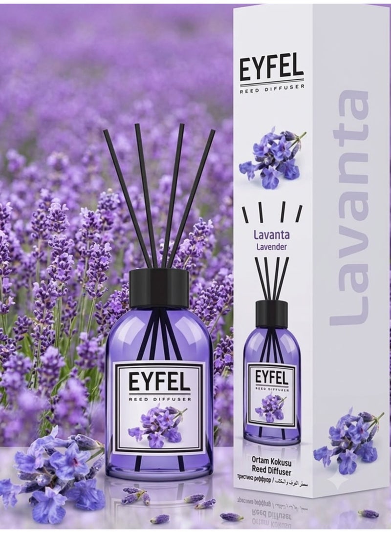 EYFEL LAVENDER REED DIFFUSER 120ML - Image 2