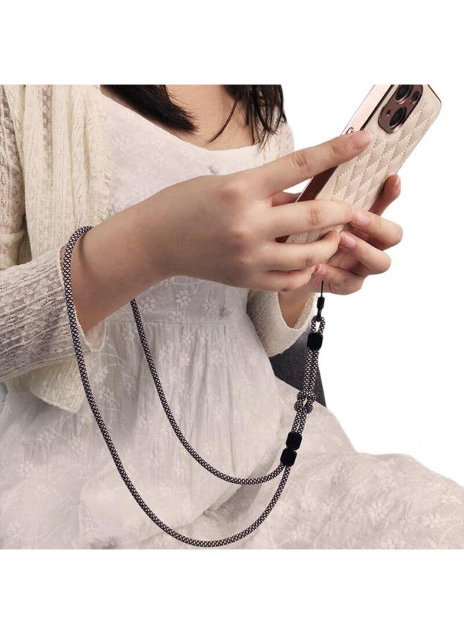Jiang Ming Jiangming Phone Lanyard Pendant For Iphone Apple Huawei Xiaomi Portable Phone Hanging Chain Accessory Simple And Durable Unisex Brown Lanyard With Adjustable Length - Image 3