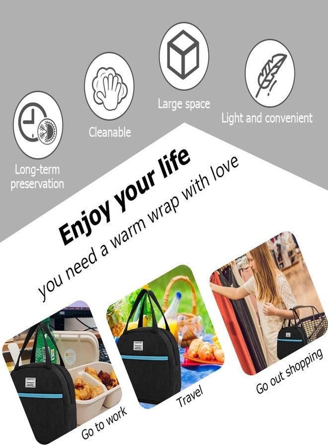 Mountain guest Lunch Bag Reusable Insulated Tote Lunch Bag for Women/Men Cooler Lunch Box Adult Water Resistant Work Picnic Beach or Travel - Image 5