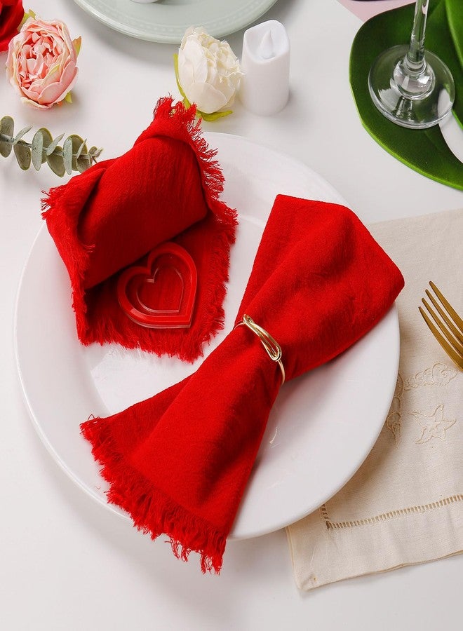 wonlex Gold Napkin Rings Set of 12, Elegant Modern Napkin Ring Buckles Cute Brushed Napkin Rings Serviette Napkin Holder Ring for Weddings Dinner Engagement Party Table (Infinity Knot-Gold) - Image 4