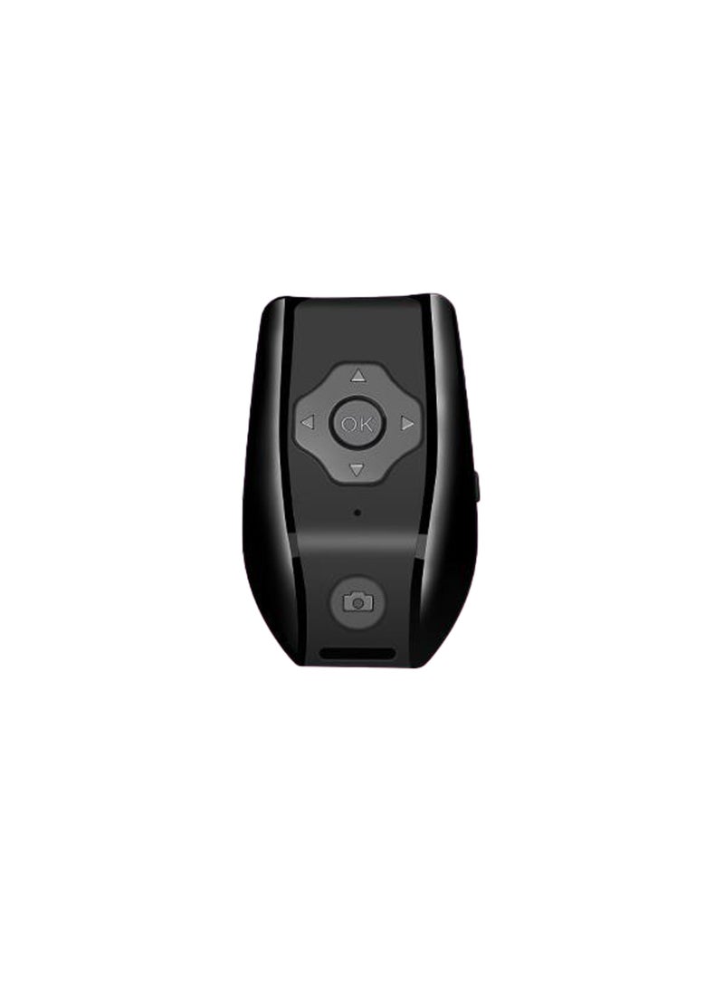 Ocean Bluetooth Remote Phone Page Turner Available for  Scroll Controller Wireless Remote Control Camera Shutter Remote for Android and ios (Black) - Image 5