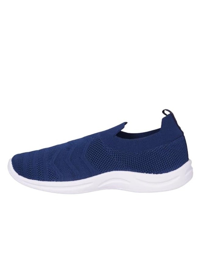 Liberty Soft Memory Foam Women's Shoes for Walking Gym Training,Casual, Sports,Slip-On,Lightweight Non Lace Up Athletics Slip On Running Sneaker for Ladies and Girls Blue, 6 UK - Image 3