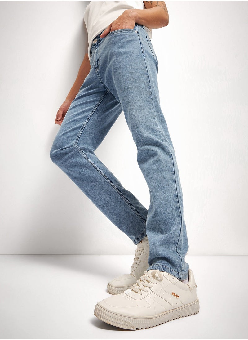 THE BEAR HOUSE Men’s Jeans Lightweighted & Comfortable, Perfect for Casual Wear, Ideal for Everyday & Summer Wear  - Image 4