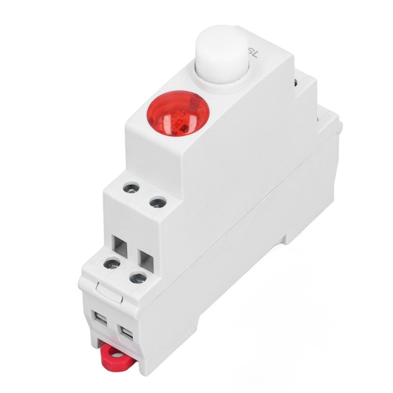 مصباح مؤشر للسكة الدين: مصباح مؤشر LED تصميم مضغوط 230V تيار متردد تيار مستمر - مؤشر إشارة إضاءة من السهل التركيب لأنظمة التحكم الكهربائي، ومصارف التوزيع، ورحابات العمل - Image 3