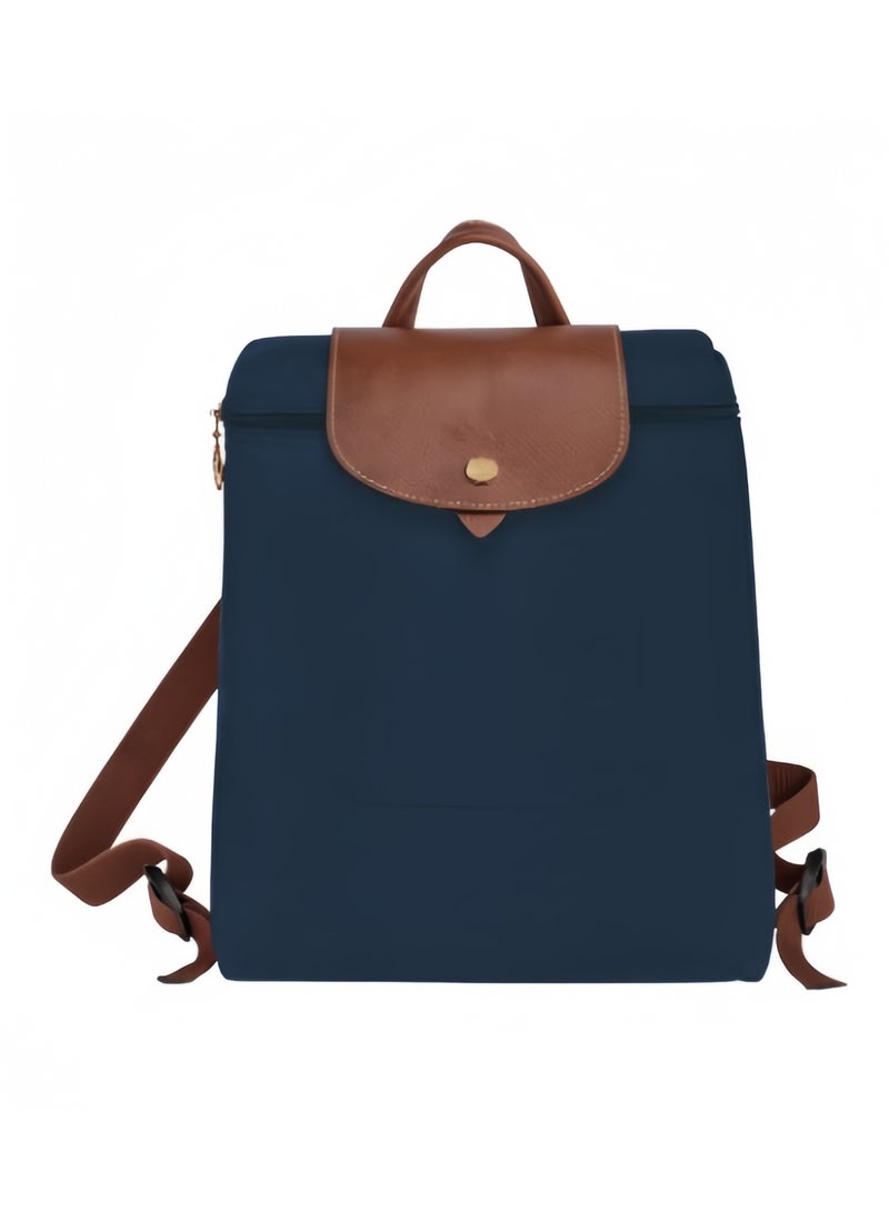 Longchamp Le Pliage Classic Medium Backpack Navy Blue - Image 1