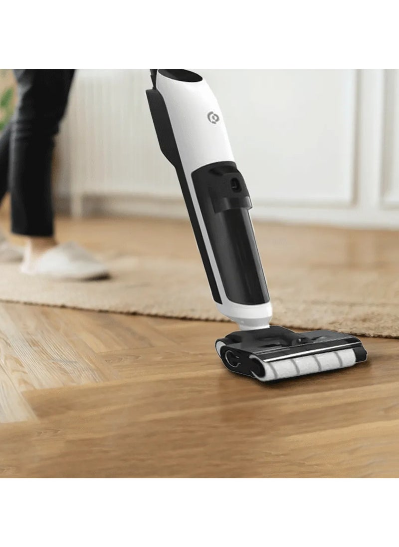 Powerology Vacuum 4000mAh Multi Surface Self-Cleaning Vacuum, 0.72L Clean Water/Sewage Tank Capacity, 8000Pa Max Suction, 250W BLDC Motor, Seamless Water Absorption, Self-Cleaning Mode - White  - Image 2