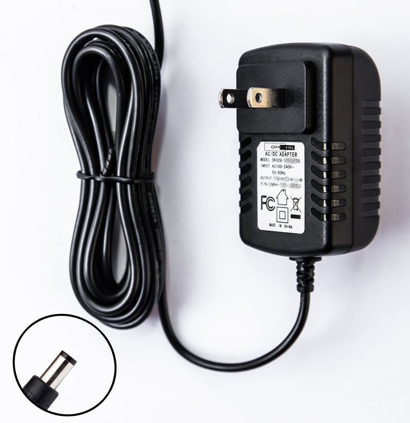 Omnihil (8 Feet Cord) 9V Power Supply compatible with Life Fitness X-Trainer Cross Trainer Xtrainer - Image 3
