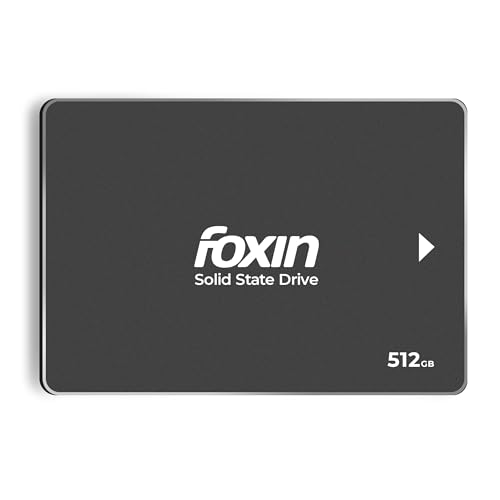 Foxin 512 GB PRO SSD | Internal Solid State Drive | 3D NAND Technology & 2.5 Inch SATA III 6GB/S | Read/Write Speed Upto - 550/500 MB/s | Compatible with PC/Desktop/Computer/NVR/DVR | 5 Yrs Warranty - Image 1