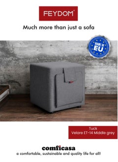 COMFICASA FEYDOM TUCK Ottoman Middle grey  - Image 1
