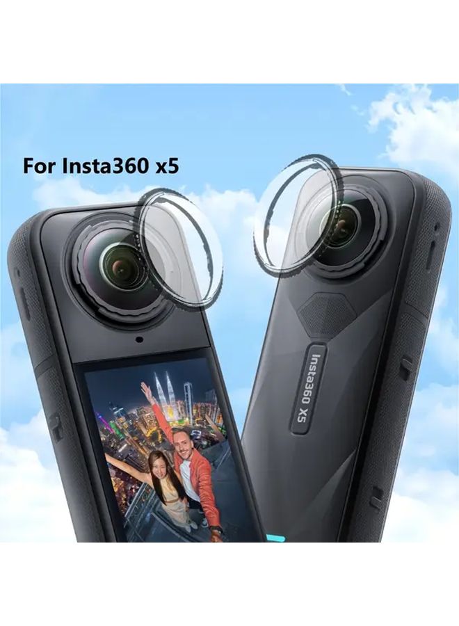 Insta360 X5 Lens Protector Ultra HD Scratch Resistant Anti Reflective Coating - Image 4