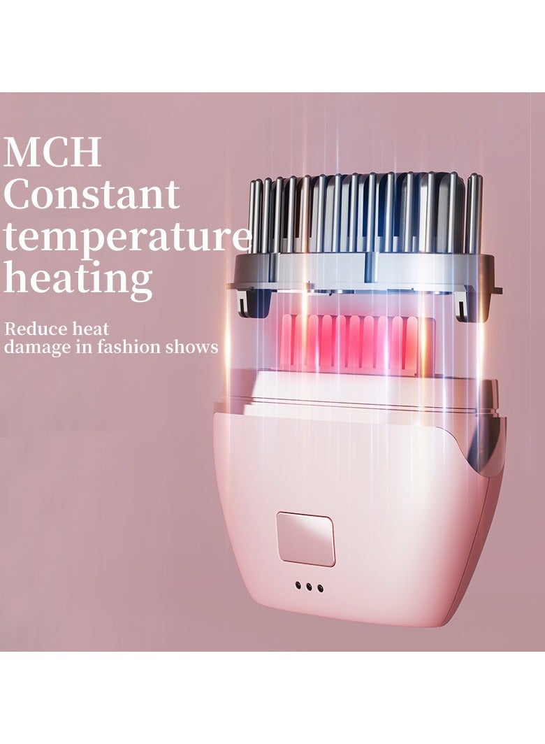 general مشط تصفيف الشعر الأيوني المصغر - مكواة ومجعد صديقة للسفر للرجال/النساء، أداة تصفيف شعر ذات استخدام مزدوج - Image 3