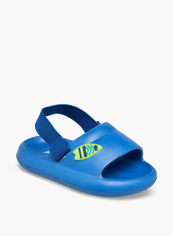 Aqua Boys Solid Slingback Sandals