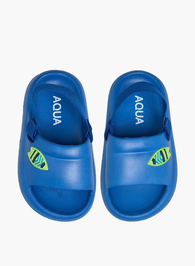 Aqua Boys Solid Slingback Sandals - Image 1