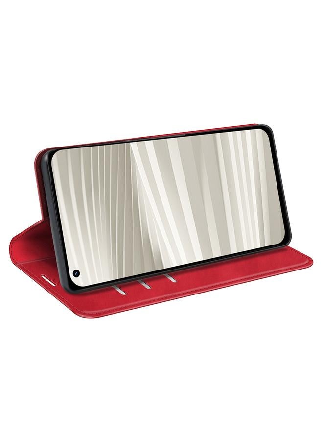 S-TOP Case For OPPO Realme GT2 Pro 5G Retro-skin Magnetic Suction Leather Phone Case - Image 5