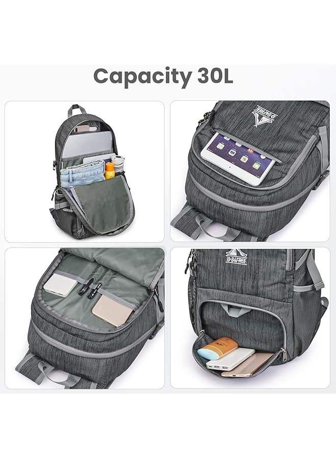 G4Free 30L Hiking Backpack Lightweight Packable Shoulder Daypack Bag Outdoor Travel Foldable for Men Women - Image 3