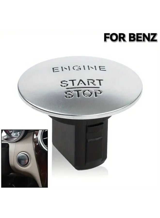 Chrome Start Stop Engine on Keyless Go For Benz W176 W246 S204 W205 W204 - Image 4