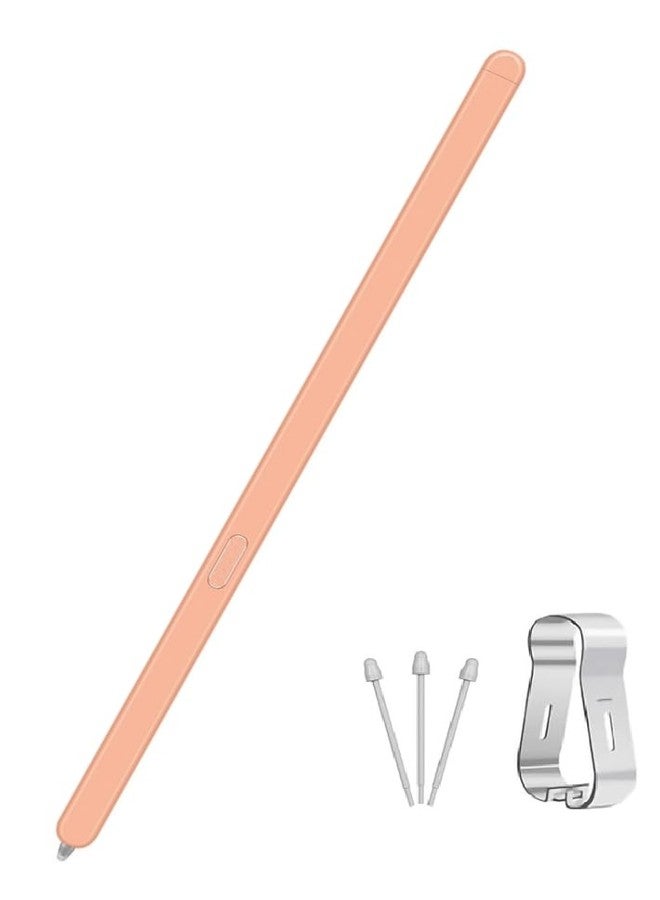 SLQ Galaxy Z Fold 6/Fold 5 Slim S Pen Fold Edition 4096 Pressure Levels Compatible with Galaxy Z Fold 6/5 Phones Only, Fold 5 Pen Slim 1.5mm Pen Tip, with 3*Tips (Orange) - Image 1