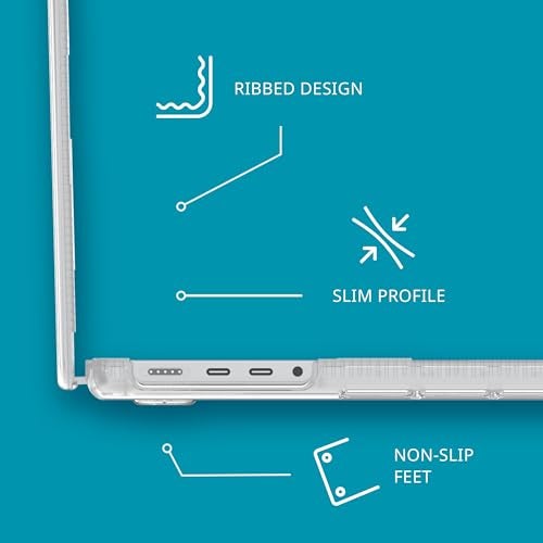 Tech21 Evo Hardshell for MacBook Pro 14" (2021-2023) - Clear - Image 4